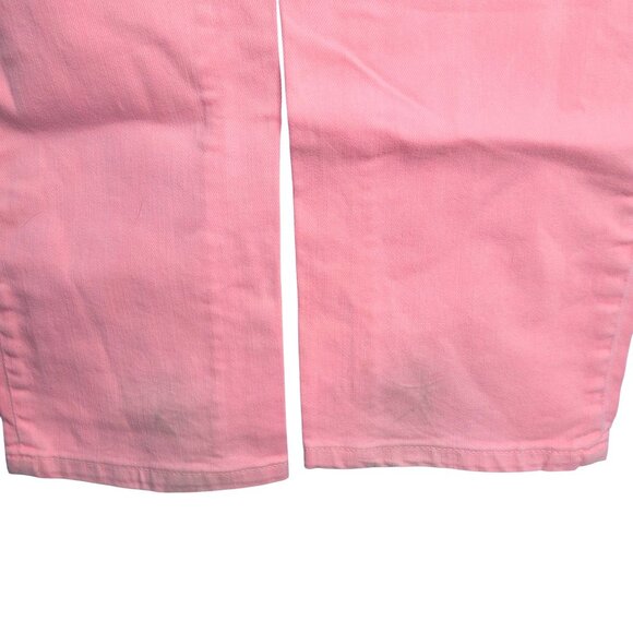 NY & Co Size 14 Jeans Womens Pink Denim Skinny Cotton/Spandex - Picture 12 of 14